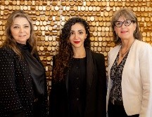 Edith Chávez, Michell Ochoa y Dalel Menduet durante la presentación de ORIS de Macame. GENTE BIEN JALISCO / Revista del 15 de agosto 2025