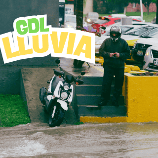 Guadalajara mojada este jueves; viene lluvia a esta hora