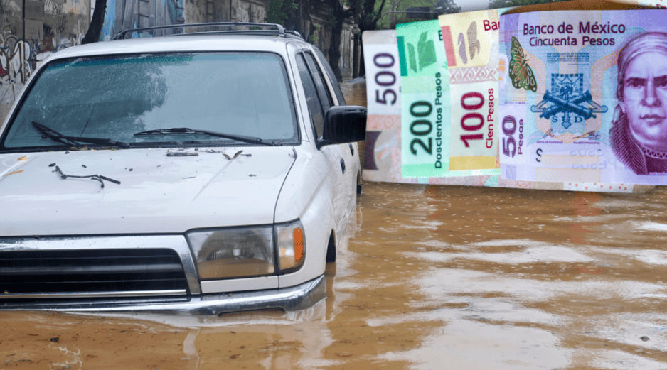 las lluvias excepcionales de este año provocarán un aumento significativo en los reclamos de seguros, siendo los seguros de automóviles los más afectados. ESPECIAL / CANVA