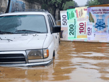 las lluvias excepcionales de este año provocarán un aumento significativo en los reclamos de seguros, siendo los seguros de automóviles los más afectados. ESPECIAL / CANVA