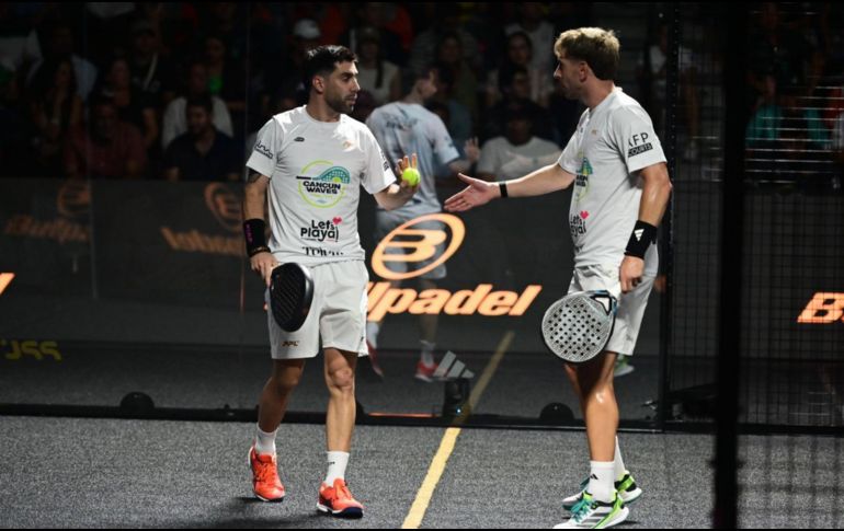 Lucas Bergamini y Alex Chozan superaron en dos sets a Agustín Torre y Alex Ruiz. ESPECIAL