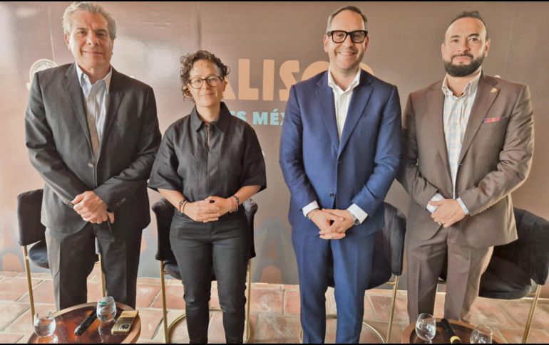 Carlos Mateos, Michelle Fridman, Carlos Borboa y Victor Manuel Martínez Quezada. EL INFORMADOR/ F. Salcedo