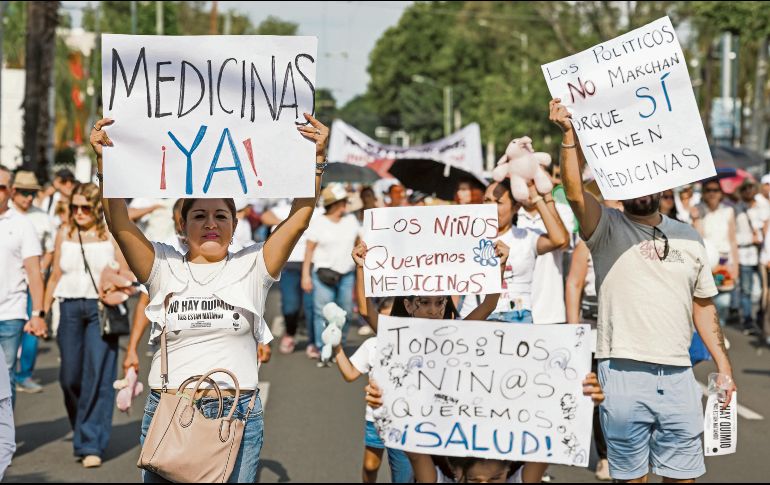 Cientos de enfermos y sus familias sufren por el desabasto de medicinas contra el cáncer. La nueva promesa, según el Gobierno federal, es que en dos semanas se regularizará la entrega de fármacos. EL INFORMADOR/A. Navarro