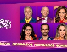 Placa de los nominados en la tercera semana de La Casa de los Famosos México. X/LaCasaFamososMx