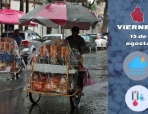 Hoy viernes 15 de agosto, la CDMX tendrá condiciones de clima inestables, con lluvias fuertes puntuales. X / @SGIRPC_CDMX