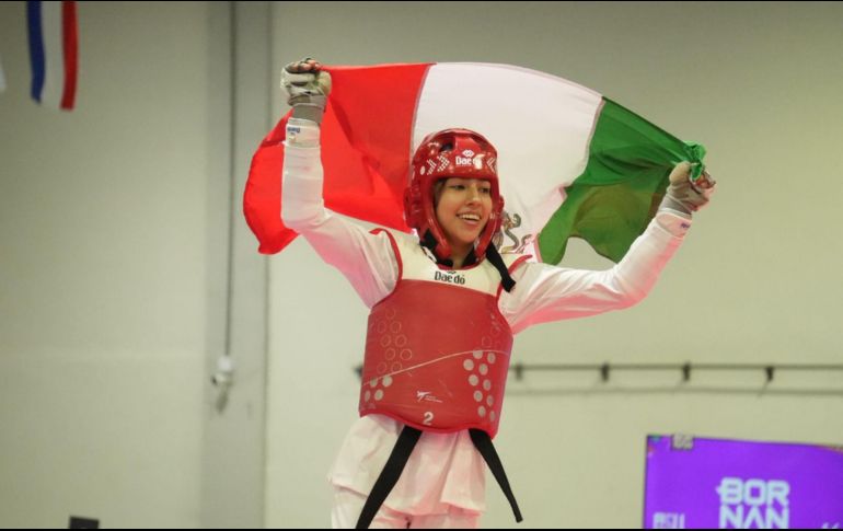La medalla de oro conseguida por Mariana Zambrano representa el primer metal dorado aportado por una atleta jalisciense en esta edición de los Juegos Panamericanos Junior. CORTESÍA