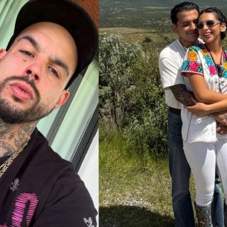 Emiliano Aguilar aclara si lanzó indirecta a Ángela Aguilar y Nodal