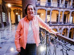 Carmen Villoro. La autora jalisciense presentó una obra que retrata lo absurdo de la vida diaria. CORTESÍA