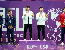 David Vázquez y Jesús Agúndez le otorgaron a México el segundo oro en la disciplina de clavados en los Juegos Panamericanos Junior de Asunción 2025. ESPECIAL.