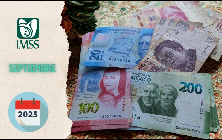 En este caso, el inicio de mes no influye en la fecha de dispersión del dinero. ESPECIAL / CANVA e IMSS