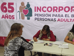 El programa social está dirigido a personas de 65 años y más. ESPECIAL / SECRETARÍA DEL BIENESTAR