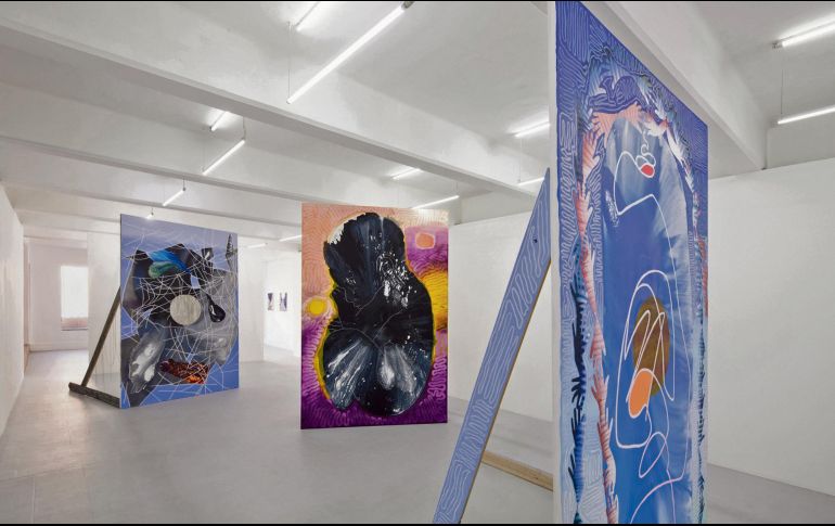 Interior de la Galería Karen Huber, participante de GAMA Week, la cual este año celebra 11 años de trayectoria. ESPECIAL