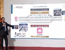 El percance se suscitó cuando el tren se trasladaba de Cancún, en la costa caribeña mexicana, a Mérida, en el golfo de México. SUN / B. Fregoso