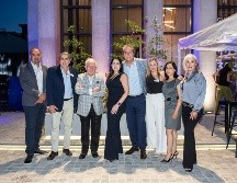 Daniel Sahagún, Carlos Ochoa, Armando Cantú, Claudia Elizalde, Jorge Bedron, Laura J. Michel, Erika García y Marisa Armani. GENTE BIEN JALISCO / S. Gómez