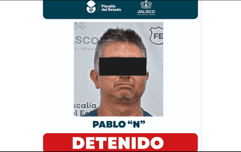 Con él, suman cuatro las aprehensiones por este hecho, registrado en julio pasado. ESPECIAL/FISCALÍA DEL ESTADO