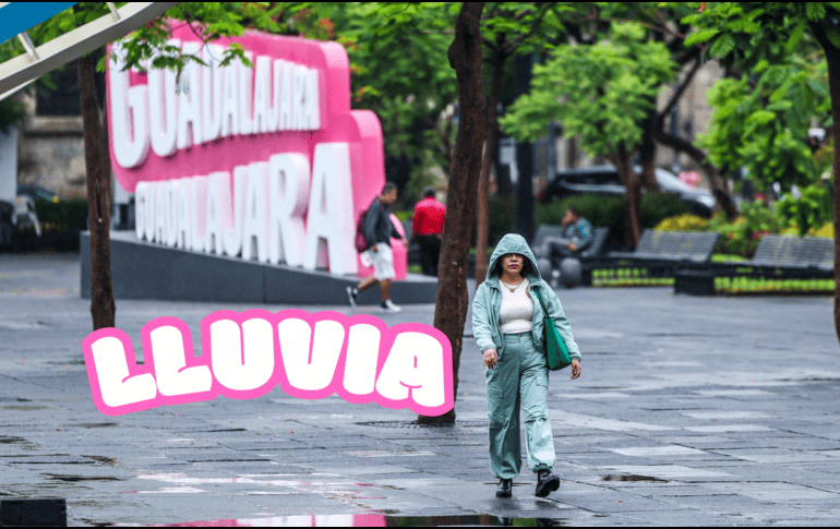 La posibilidad de lluvias este jueves en Guadalajara, de forma general, es de 59 por ciento. Es más probable que las lluvias se presenten al caer la tarde e iniciar la noche.  EL INFORMADOR / A. Navarro