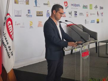 Juan Manuel Chávez Ochoa, presidente de la Cámara Mexicana de la Industria de la Construcción, destacó la inversión que realiza el Gobierno del Estado. EL INFORMADOR / J. Velazco