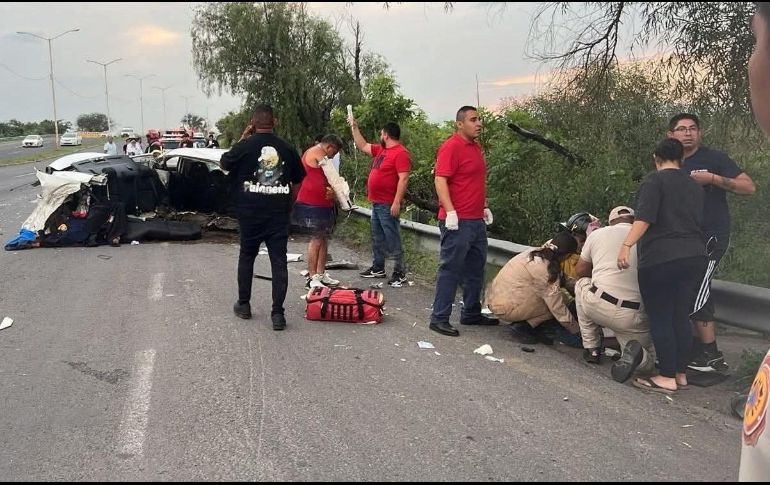 Los cuerpos de ambas víctimas fueron llevadas a las instalaciones del Servicio Médico Forense del Instituto Jalisciense de Ciencias Forenses. ESPECIAL