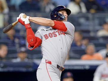 Roman Anthony impulsó dos carreras con un cuadrangular en la novena entrada. AFP/J. McIsaac