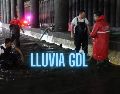 Hasta esta mañana continúan los cierres y conflictos viales, así como inundaciones en pasos a desnivel. ESPECIAL / PC Y BOMBEROS ZAPOPAN