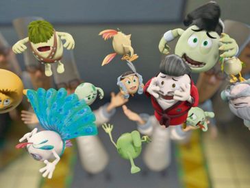 Escena de la cinta “Un Rescate de Huevitos”, del estudio Huevocartoon. ESPECIAL