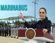 Así es el Marinabus que operará en Acapulco. ESPECIAL / X: @Claudiashein / EFE / ARCHIVO