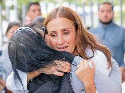 Maye Villa. La presidenta del DIF Jalisco, acompaña a familiares de personas desaparecidas en jornadas de apoyo emocional y psicológico. ESPECIAL