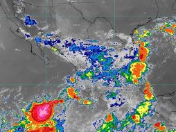 Este es el pronóstico de lluvias para hoy 24 de agosto de 2025. ESPECIAL / SMN
