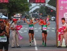 El par de atletas jaliscienses se impusieron por encima de una representante de África. ESPECIAL/Comude Guadalajara
