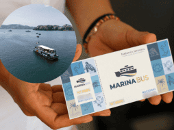 El Marinabus está diseñado para mejorar la movilización urbana y turística de la bahía de Acapulco. ESPECIAL/Gobierno de México