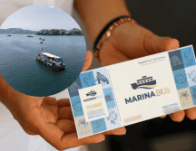 El Marinabus está diseñado para mejorar la movilización urbana y turística de la bahía de Acapulco. ESPECIAL/Gobierno de México