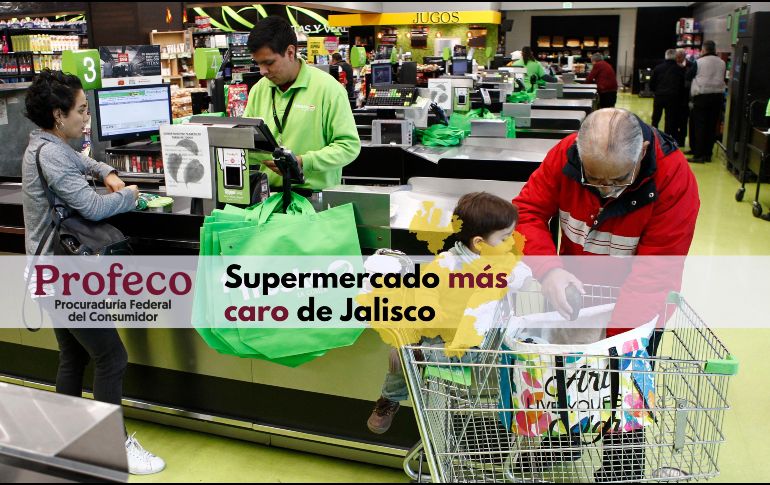 Profeco señala a esta tienda por ser la que ofrece los precios más altos para la Canasta Básica en Jalisco. EL INFORMADOR / ARCHIVO