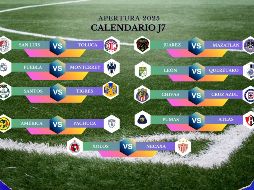 La J6 comenzará la acción con tres duelos a disputarse el viernes 29 de agosto y cierra con dos encuentros programados para el domingo 31. ESPECIAL / CANVA