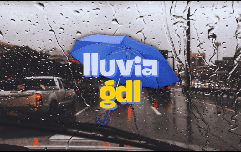 Se prevé que la lluvia siga en el Área Metropolitana de Guadalajara toda la semana. ESPECIAL / CANVA