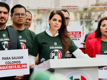 La presidenta del PRI reiteró que Colomos es patrimonio de las y los jaliscienses y, de ser necesario, instalarán un "plantón" para evitar la construcción de la torre de departamentos. ESPECIAL / PRI Jalisco