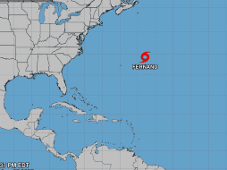 De acuerdo con el más reciente informe del NHC, el sistema se ubica a unos 685 kilómetros al noreste de Bermuda. X/@NHC_Atlantic