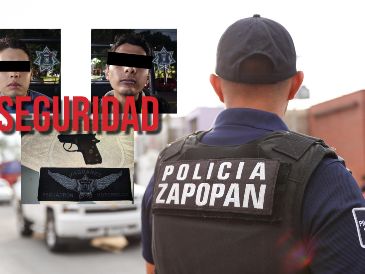 Además de las detenciones, policía de Zapopan aseguró un arma de fuego con cartuchos útiles. EL INFORMADOR / ARCHIVO