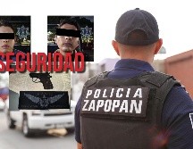 Además de las detenciones, policía de Zapopan aseguró un arma de fuego con cartuchos útiles. EL INFORMADOR / ARCHIVO