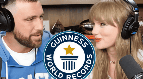 El pasado 13 de agosto, Taylor Swift fue invitada al podcast de Travis Kelce, espacio que aprovechó para hacer el anuncio oficial de su nuevo álbum 