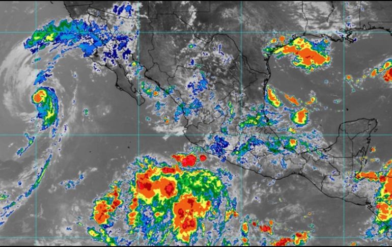 Pronóstico del tiempo para este miércoles 27 de agosto. ESPECIAL / SMN