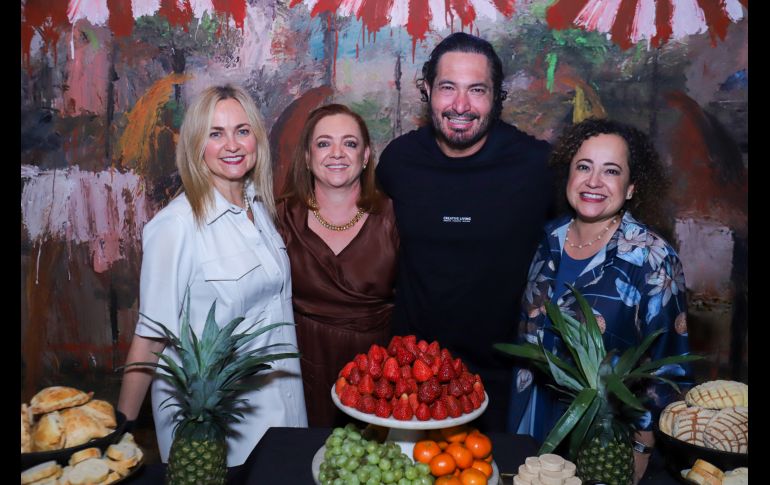 Yoli Sánchez, María Elena Aguilar, Yuri Zatarain y Victoria Plasencia durante la primera edición de Creative Living. GENTE BIEN JALISCO / Revista del 29 de agosto 2025