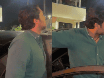 El hombre zigzagueaba y estuvo cerca de impactar la unidad de los oficiales. ESPECIAL