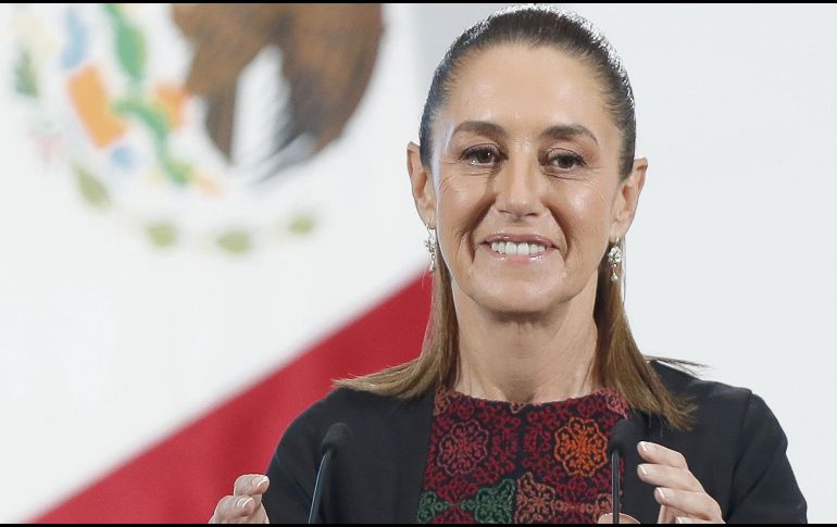 La Presidenta mencionó que no deberían hacer un escándalo por Noroña y mejor hablar del tema García Luna. EFE