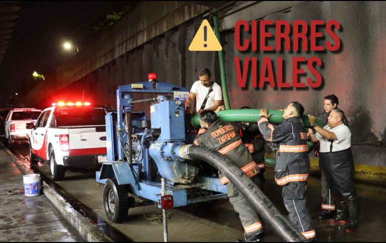 Se exhorta a la población circulante extremar precauciones al conducir y respetar las indicaciones de las autoridades. ESPECIAL / FACEBOOK Protección Civil y Bomberos Zapopan