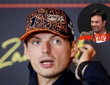 Verstappen  fue cuestionado por sus pensamientos en torno al regreso de Sergio Pérez a la F1. EFE / EPA / SEM VAN DER WAL / José Mendez