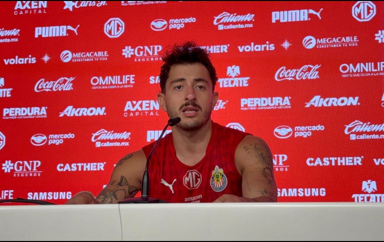 Alan Mozo aseguró que ve al Guadalajara en camino al campeonato. EL INFORMADOR/ F. Ramírez.