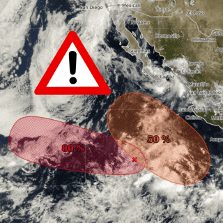 ¿En cuántos días podría formarse el ciclón Kiko?