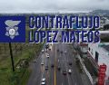 El día de hoy, la Policía Vial Jalisco inició la extensión del operativo de contraflujo en la avenida López Mateos. EL INFORMADOR / A. Navarro