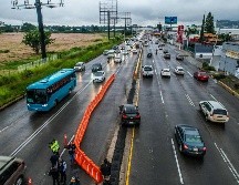 La extensión del contraflujo en López Mateos busca agilizar el paso de los vehículos sobre una de las avenidas más conflictivas de la ciudad. EL INFORMADOR / A. Navarro