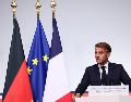 Macron aseguró que la UE "no se dejará amenazar" en un asunto para el que las competencias están en los parlamentos nacionales. EFE/M. CRUZ
